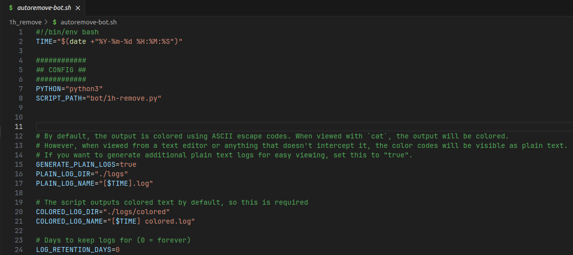 Image of Shell script
